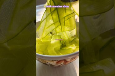 Cucumber Salad | CucumberYogurt Salad | #cucumbersalad #cucumber #healthy #vegetarian #trendingsong