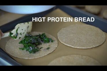 Healthy Bread recipe with spinach. The Best Ingredients to boost Iron. Eat More Greens