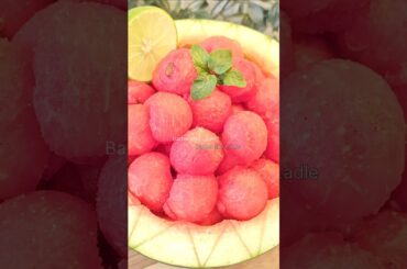 Watermelon Chaat Summer#shorts #shortsfeed #watermelon #chaat #trending #snacks #summer #easyrecipe