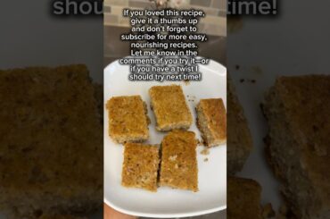 No Sugar, No Flour | Healthy Oat, Banana & Almond Cake/Bread  Recipe #healthyliving #food