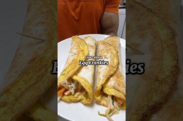 Low calorie Egg frankies recipe #asmr #food #asmrfood #dietplan #gym #fitness #rjrecipes