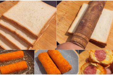 5 Minutes Healthy Snacks Recipes |Sausage Bread RollSnacks Recipe |New Recipe Egg Recipe