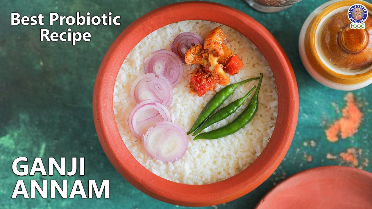 Homemade Probiotic Ganji Annam Recipe For Gut Health | Overnight Fermented Rice Kanji | Chef Varun Homemade Probiotic Ganji Annam Recipe For Gut Health | Overnight Fermented Rice Kanji | Chef Varun