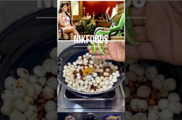 Raveena Tandon's favourite healthy makhana (masala snacks)#foodshorts #video #healthy #snacks