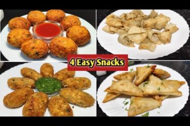 4 Unique Nonveg Snacks Recipes For Party | New Starter Recipes | Easy Snacks Recipes | New Recipes