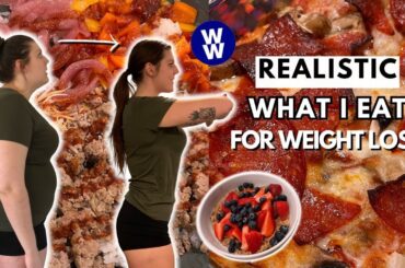What I Eat In A Day For WEIGHT LOSS | WeightWatchers | HEALTHY recipes | Pizza & Steel Cut Oats