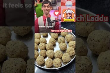 Ryan Fernando React Protein Laddu / Delicious Healthy Laddu #protein #laddu #healthyfood #shortsfeed
