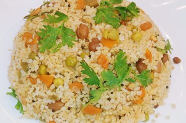 Healthy Breakfast Recipe /BrokenWheat Upma #live #shorts #upma