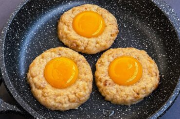 Just add Eggs with Bread! It’s so Delicious and Easy! One Pan Egg Toast Recipe.