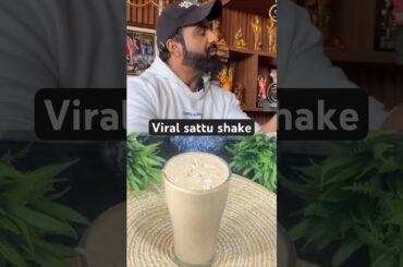 Viral Sattu Shake Recipe for Weight Loss | High Protein Desi Healthy Smoothie | #niteshsoni #sattu