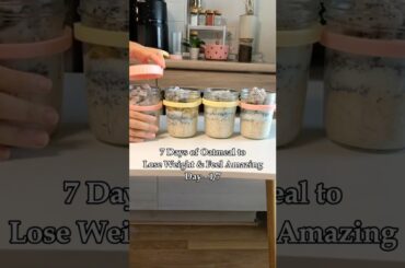7 Days of Oatmeal to Lose Weight (Easy & Healthy!) Day 1 #healthyeating #mealprep #breakfastrecipe