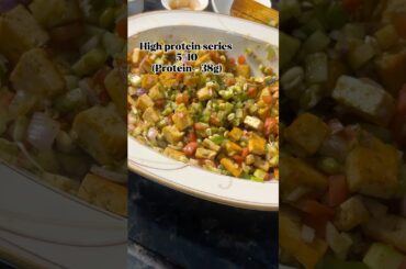 High Protein Low Calories Tofu Sprouts Bhel | Healthy Chaat Recipe for Weight Loss