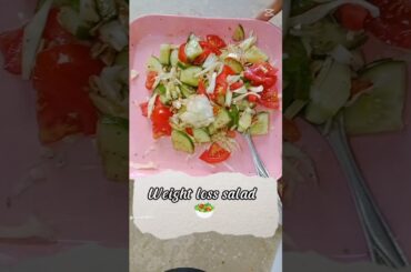 Healthy Salad Recipe | Low calorie | Weight loss Snack #asmr