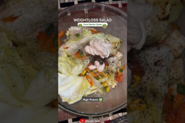 High protein tasty paneer salad |15 mins #saladrecipeforweightloss #healthy #saladrecipe #weightloss