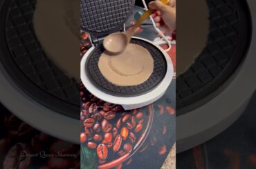 Homemade Chocolate Wafer Roll #waferrolls #waffle #healthy #recipe #waffles #dessert