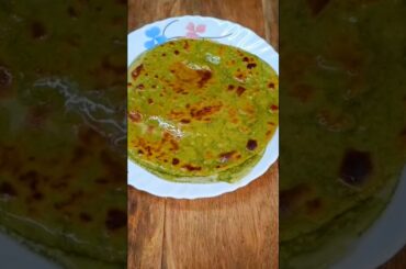 High protein Palak paneer chapati / roti recipe #food #healthy #easyrecipe #short #ytshorts