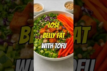 Eat to Lose Fat with Sriracha Tofu Salad #weightlossrecipes #healthymeals #eatclean