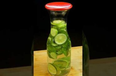 Detox Water For Summers | Best Detox Water For Weight Loss & Clear Skin | ASMR Cooking #shorts #asmr