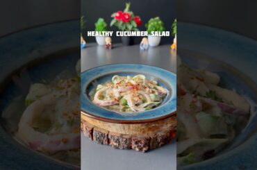 Viral Healthy Cucumber Salad Recipe #shorts #recipe #healthy #salad