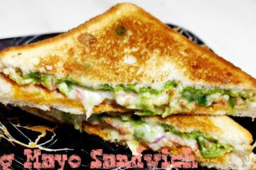 Mix Veg Sandwich recipe |Easy and Quick Vegetable Sandwich |Mayo Sandwich by I Wanna Cook