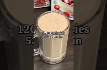 High Protein Bulking shake #bulking #mealprep #shorts