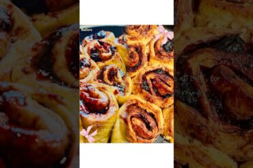 Blueberry Vanilla Rolls || bread roll recipe || blueberry bread recipe