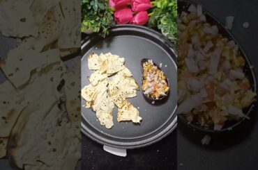 easy and healthy papad snacks recepi #recipe #food #easyrecipe #snacks #shorts #short #veg
