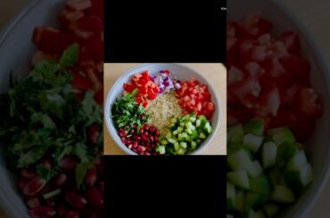 Quinoa Salad Recipe | #shorts #proteinsalad |#weightlosssalad #healthy