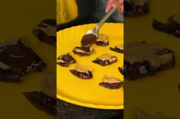 Chocolate Date | easy healthy snack #recipe #easysnacks #food #cooking #chocolate olate