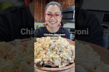 The Best Chicken Macaroni Salad Recipe #shorts #filipinofood
