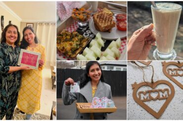 Mothers day Party food ideas | How to make a saree at home | Homemade gift ideas