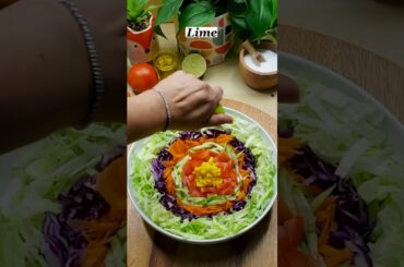 Rainbow Salad for Weight Loss | Salad Recipe #bestcurry #shorts #asmr #salad #weightlossrecipe