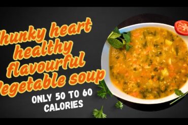 Delicious Chunky Vegetable Soup: Flavorful Recipe  | Dr. Kays Cooking