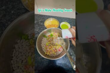 Healthy Snacks Recipe - Ragi Murmura Bhel #indianfood #cooking #comfortfood #ytshorts #shorts #food