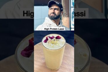 Gym Coach Nitesh Soni's High Protein Lassi Recipe #shorts #trending #fitness #drink #recipe #viral