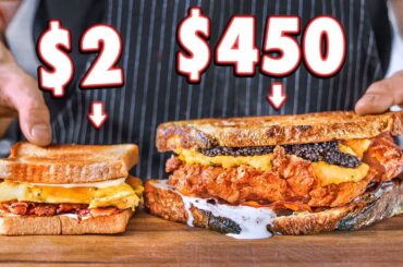 $2 Breakfast Sandwich Vs. $450 Breakfast Sandwich