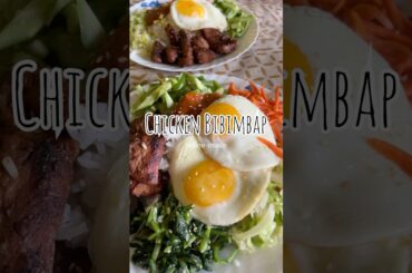 Chicken Bibimbap | Korean food | Indo-Korean recipe | weight loss friendly | #healthy #homemade