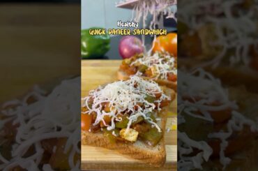 Breakfast Paneer Sandwich || Sunday Breakfast || Healthy Sandwich #paneer #cheese #food #sandwich