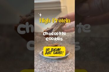 Recipe in the comments #ProteinCookies#HealthyCookies#NoSugarAdded#HighProteinSnack#HealthyRecipes