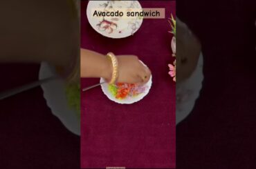 Avacado Sandwich Recipe | Easy And Healthy 10 Minute Recipe |#youtubeshorts #shorts #sandwich