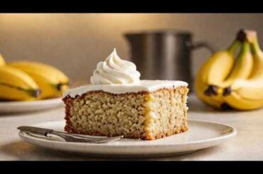 Deliciously Moist BANANA Cake Recipe You'll LOVE!