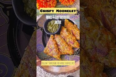 Crispy Moonglet Recipe | Healthy Breakfast for Weight Loss | Quick & Easy #shorts