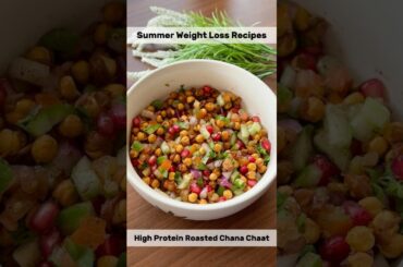 Quick & Healthy Salad Recipe  | High Protein Roasted Chana Salad | Summer Weight Loss Recipes