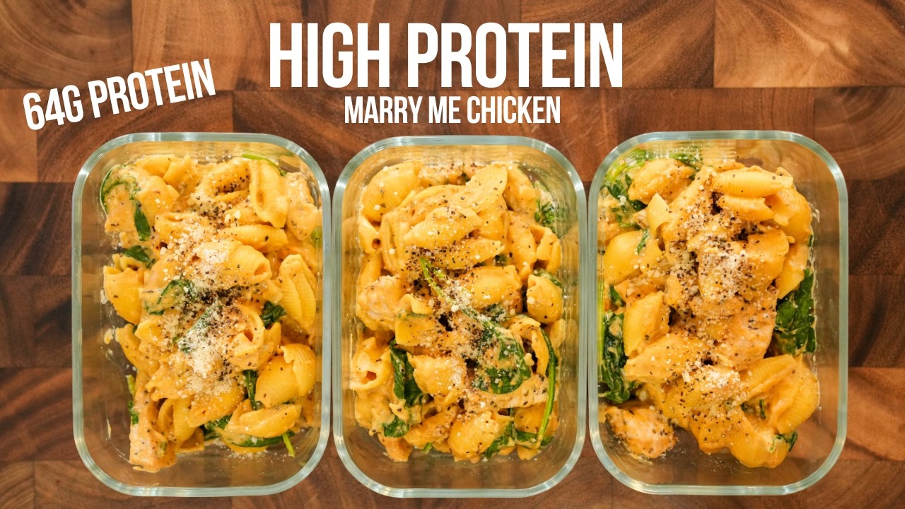 HIGH PROTEIN Meal Prep Marry Me Chicken In 25 Minutes HIGH PROTEIN Meal Prep Marry Me Chicken In 25 Minutes