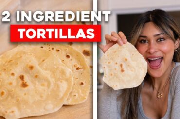 2 INGREDIENT TORTILLAS! Super Clean and High Protein