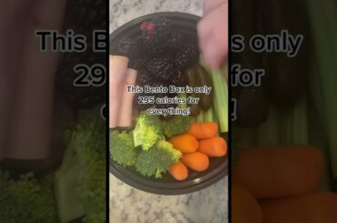 Healthy Low Calorie Lunch - Bento Box #shorts #cooking #food #recipe #foodie #cook #shortsvideo