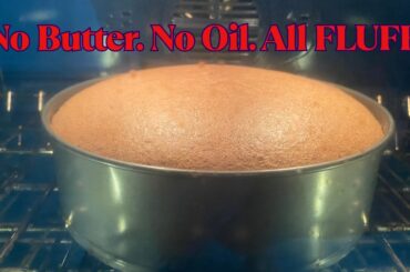 Low Calorie Sponge Cake Recipe | Light, Fluffy & Only 4 Ingredients!