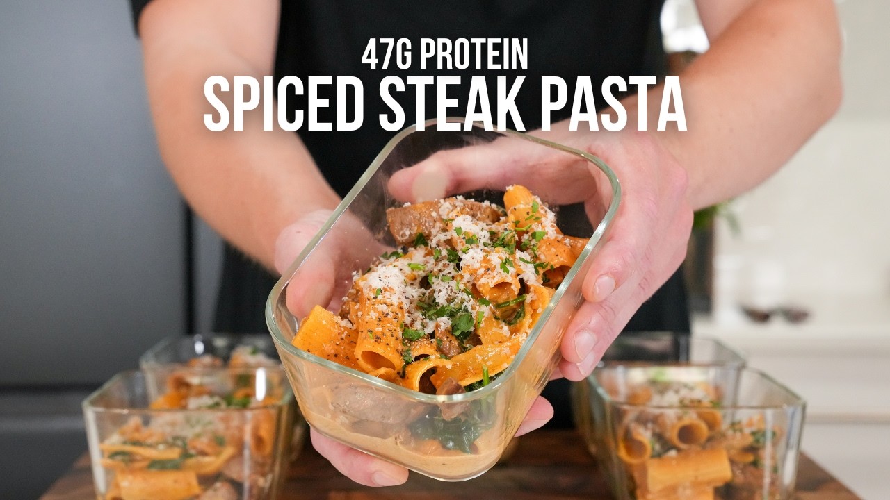 FAST High Protein Beef Pasta Meal Prep FAST High Protein Beef Pasta Meal Prep