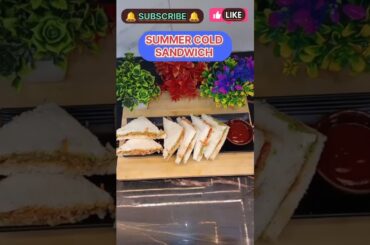 SUMMER COLD SANDWICH ##HEALTHY##recipe #trending #ytshorts