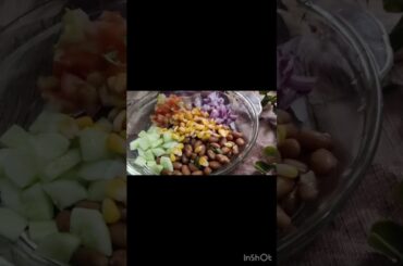 Rajma salad, high fibre high protein salad #food #shorts #salad #rajma#healthy
